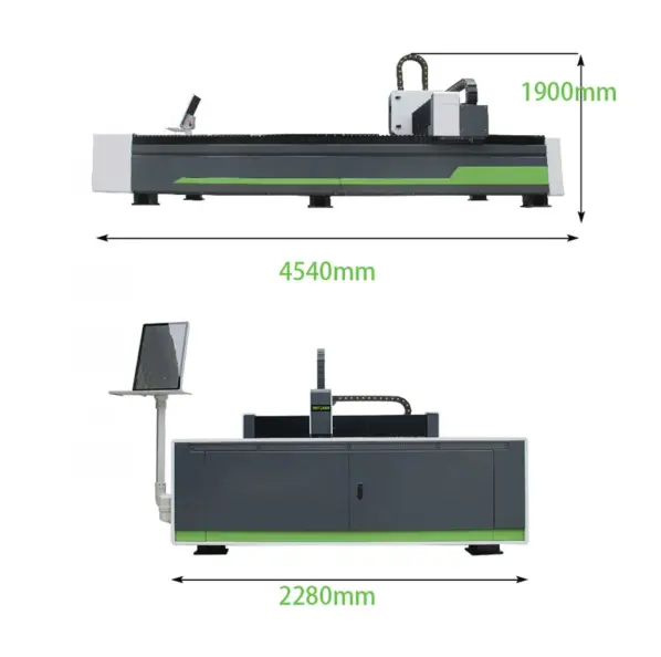 cortadora láser para metal industrial